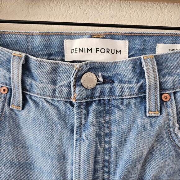 Aritzia Denim Forum Farrah Hi-Rise Wide Leg Cargo Jeans - Picture 4 of 13